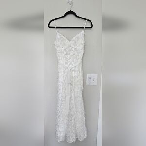 NWT Forever Unique Strapped Midi Dress with Eyelashes